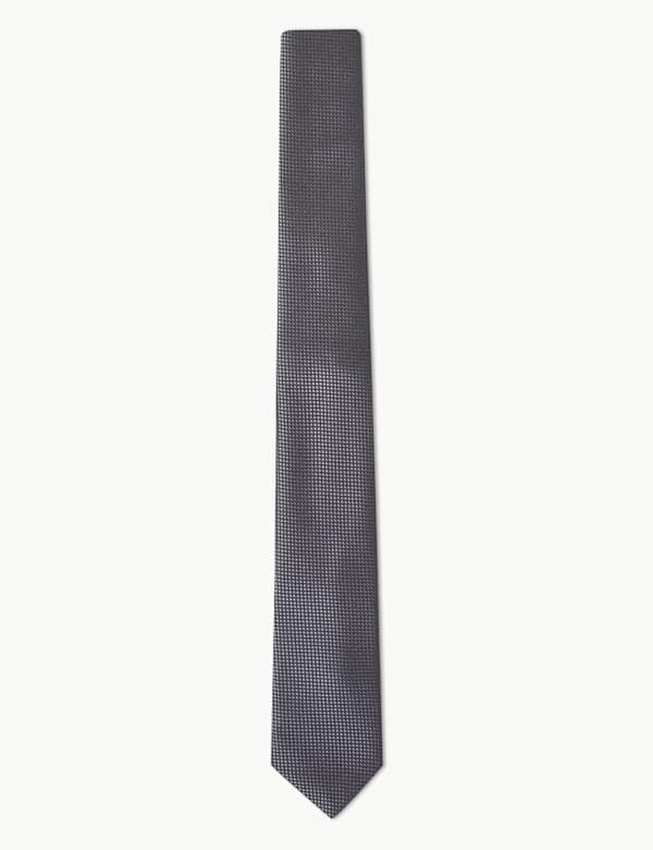 Textured Skinny Tie