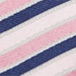 Satin Slim Striped Tie - pinkmix