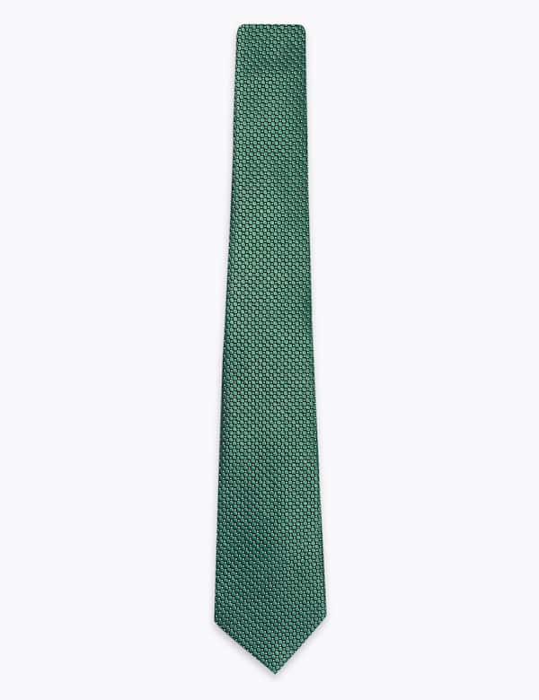 Pure Silk Spotted Tie