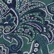 Pure Silk Paisley Woven Tie - greenmix