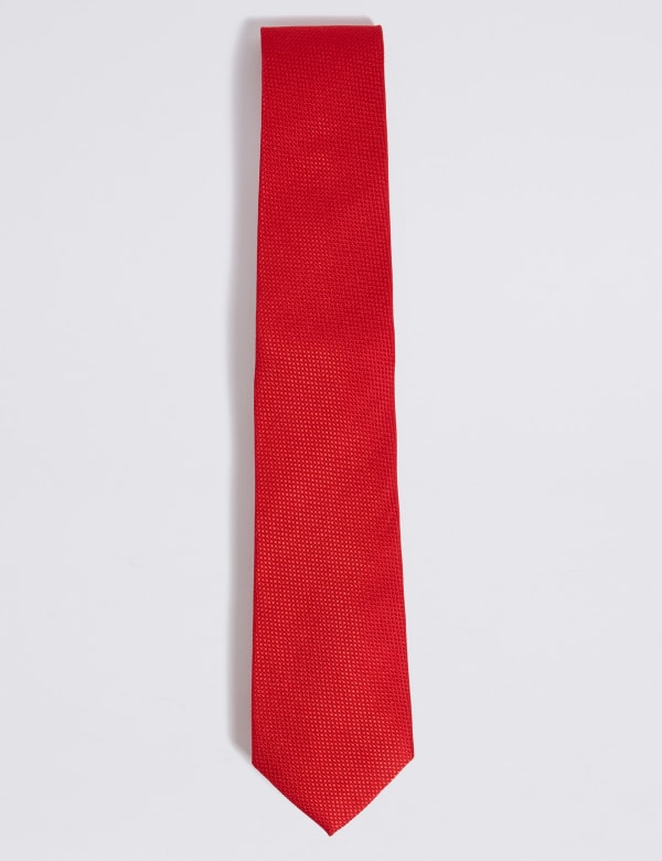 Pure Silk Textured Tie