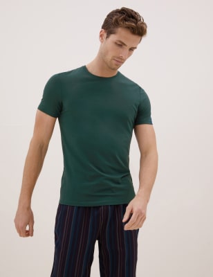 

Mens Autograph T-Shirt aus hochwertiger Baumwolle - Evergreen, Evergreen