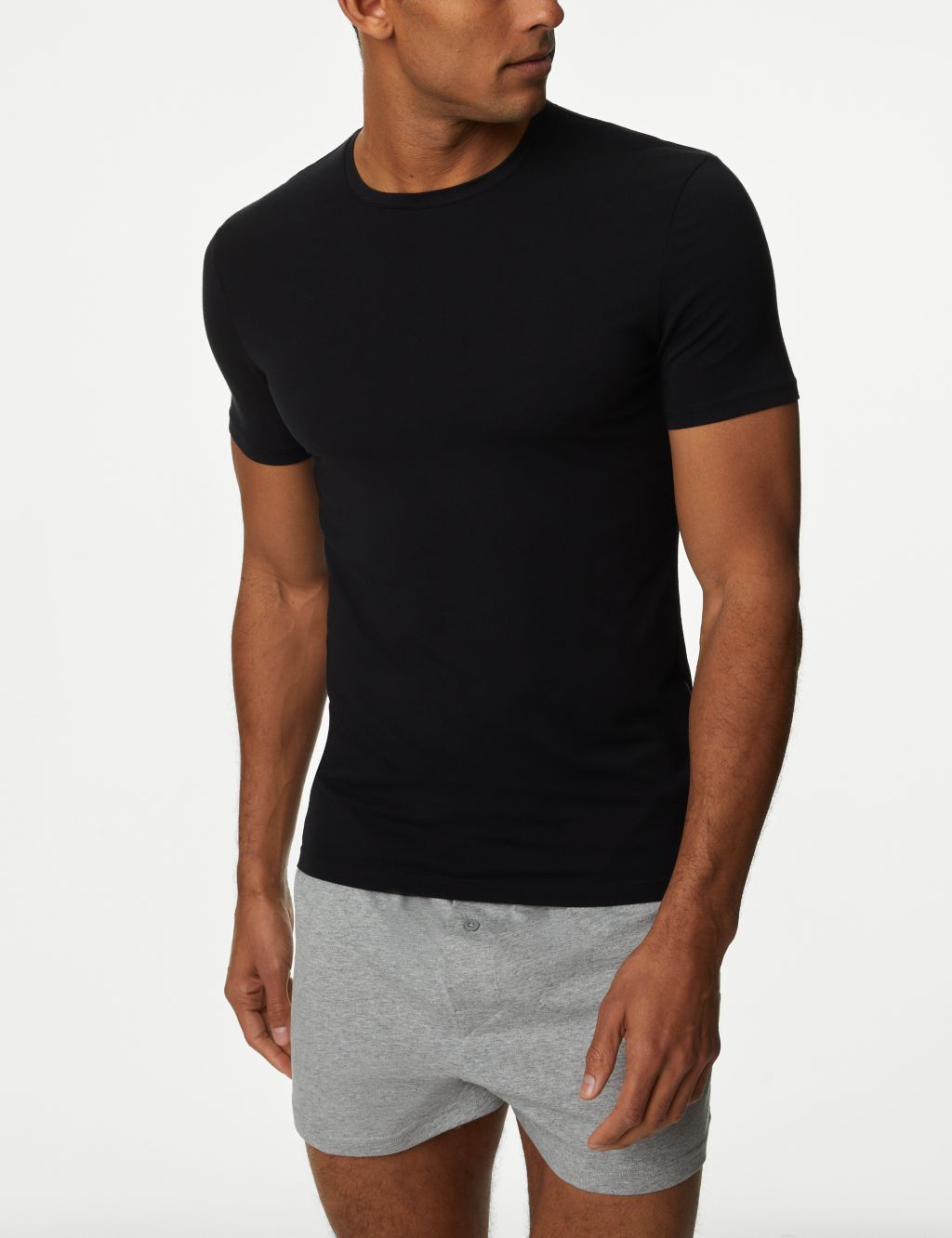 Supima® Cotton Blend T-Shirt Vest image 1