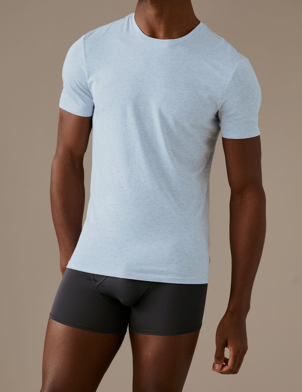 Supima® Cotton Blend T-Shirt Vest image 1