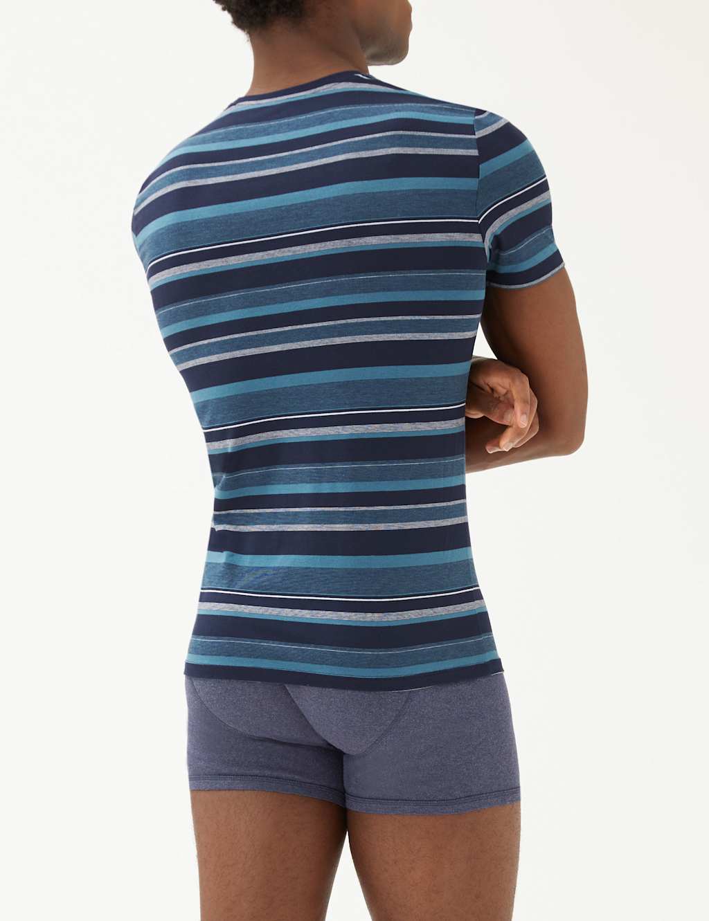 Premium Cotton Blend Striped Vest image 2