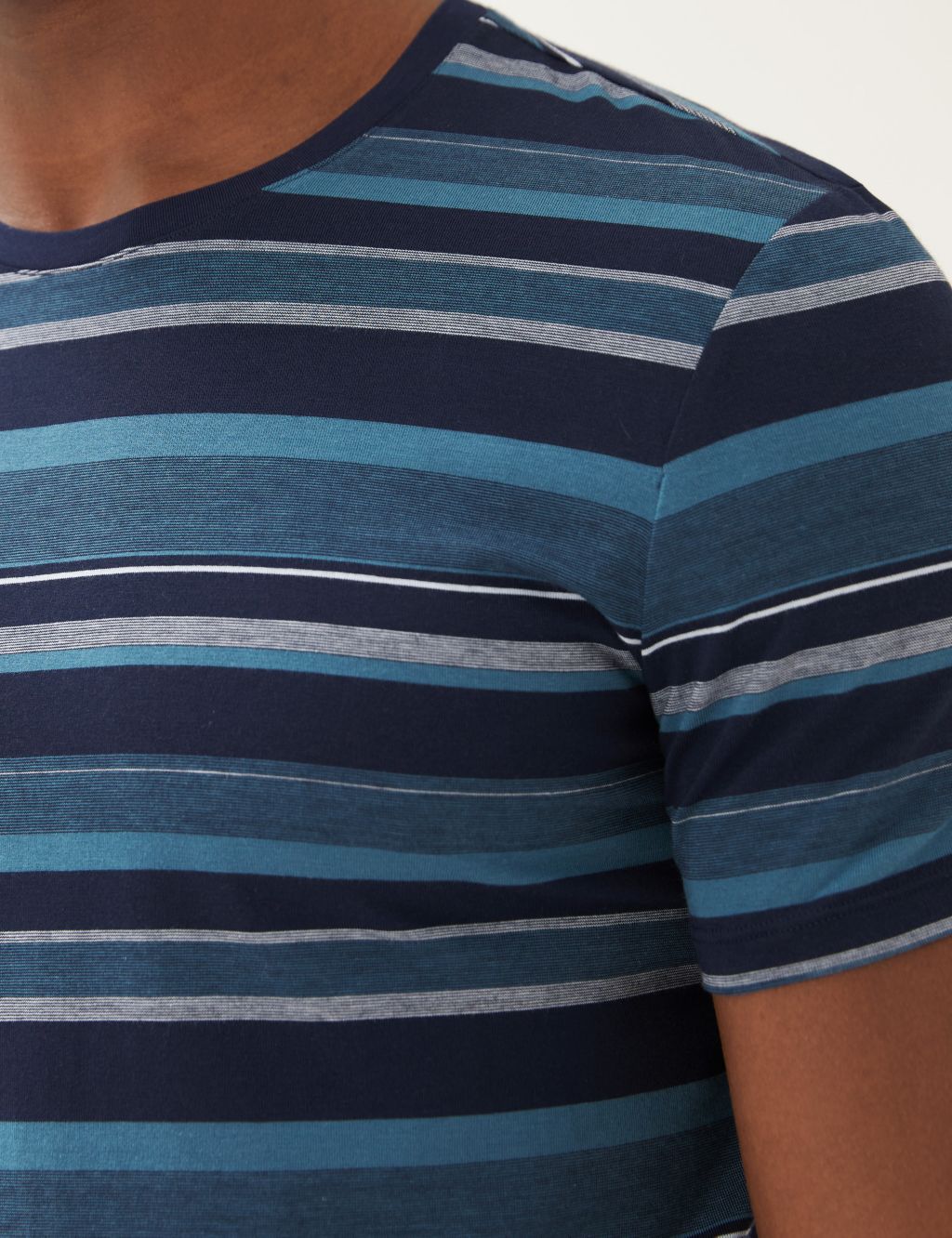 Premium Cotton Blend Striped Vest image 3