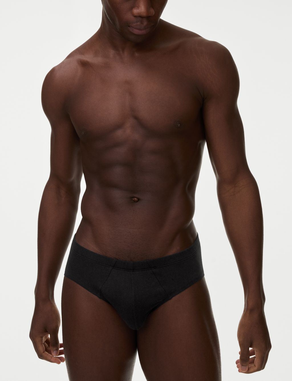 MENS 100% COTTON Black F&F Tesco Underwear Briefs Slips Pants Size L Large  36 £1.49 - PicClick UK
