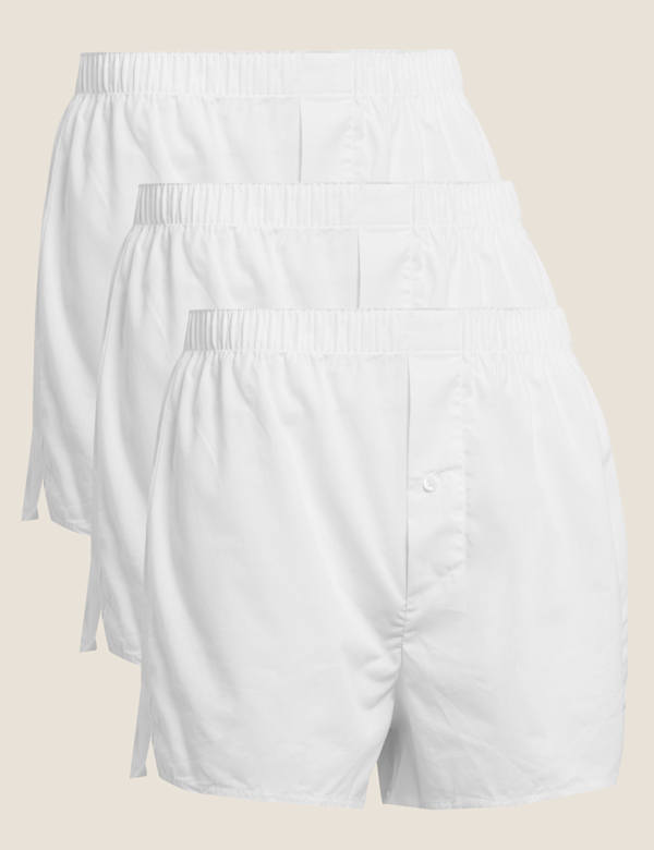 3 Pack Cotton Woven Boxers