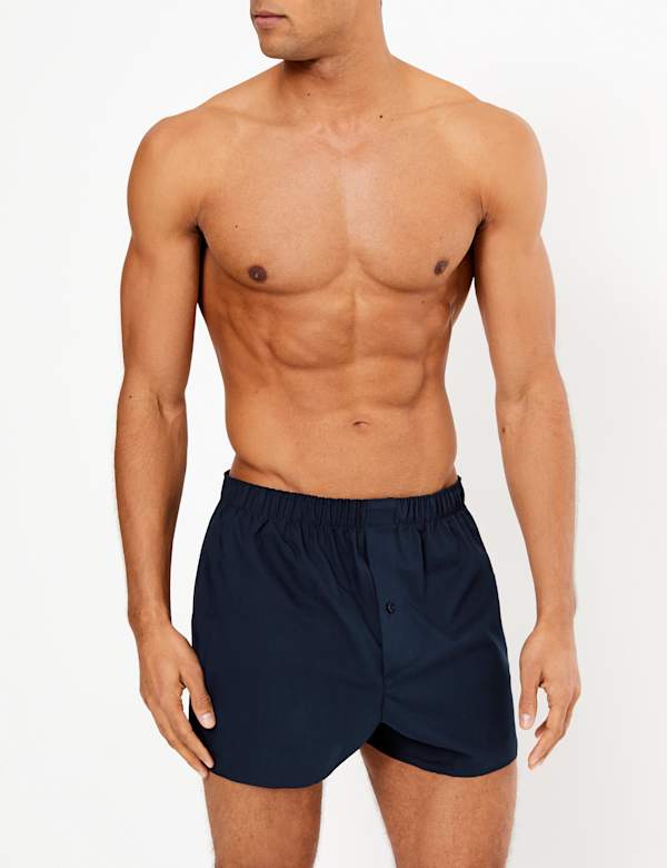 3 Pack Cotton Tropical Fish Print Boxers