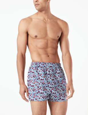 Lot de 3&nbsp;cale&ccedil;ons en coton &agrave; imprim&eacute; petites fleurs