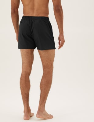 3pk Pure Cotton Woven Boxers