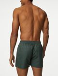 5pk Pure Cotton Assorted Woven Boxers