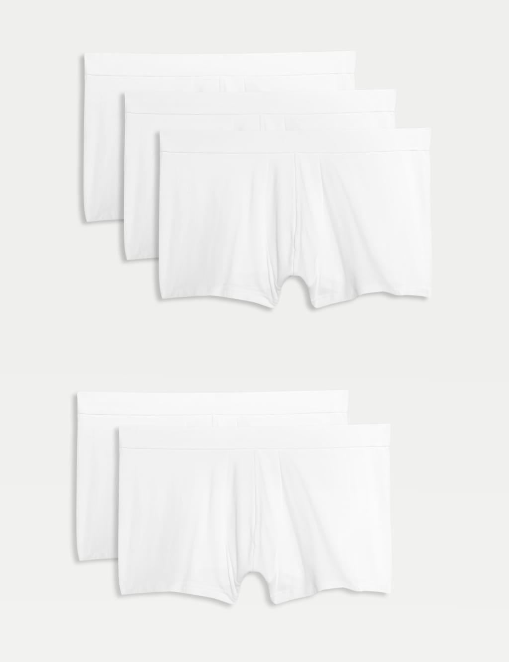 Mens plain white boxer shorts discount
