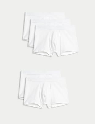 

Mens M&S Collection 5er-Pack Cool & Fresh™-Hüftslips - White, White