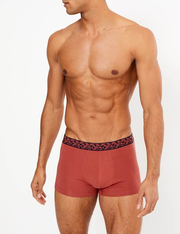 5 Pack Cotton Leaf Design Hipsters