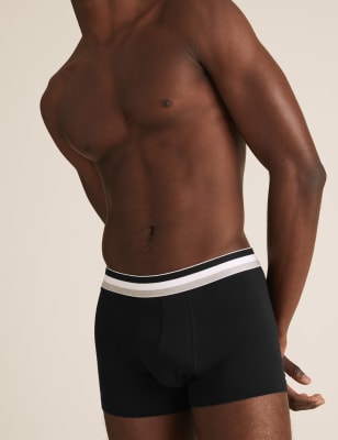  Lot de 5 boxers taille basse en coton - Black