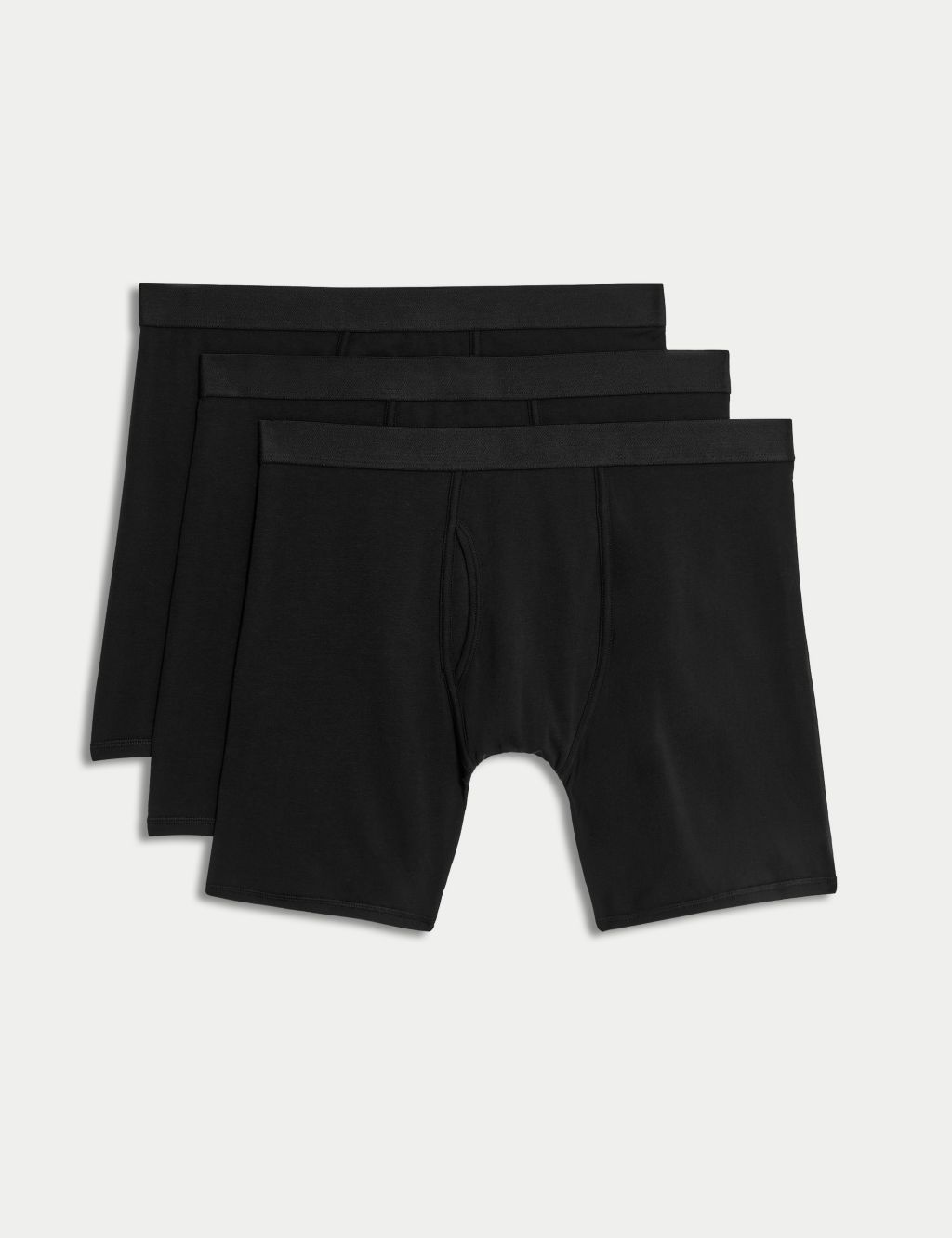 Brilliant Basics Men's Active Long Trunk - Black - Size XL