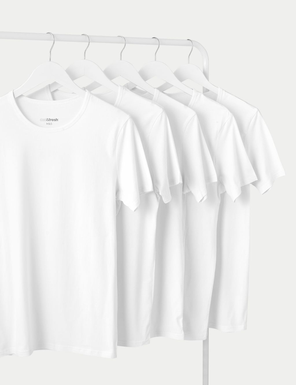 5pk Cool & Fresh™ T-Shirt Vests image 1