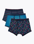 3 Pack Cotton Cool & Fresh™ Trunks
