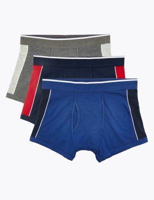 3 Pack Cotton Cool & Fresh™ Trunks 
