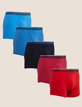 5er-Pack Shorts mit hohem Baumwollanteil und Cool & Fresh™