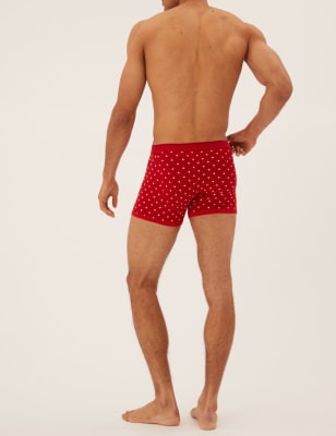 

M&S Collection Pack de 3 bóxers slip de algodón Cool & Fresh™Mens - Red Mix, Red Mix