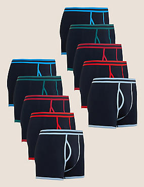 10er-Pack Shorts mit hohem Baumwollanteil und Cool & Fresh™