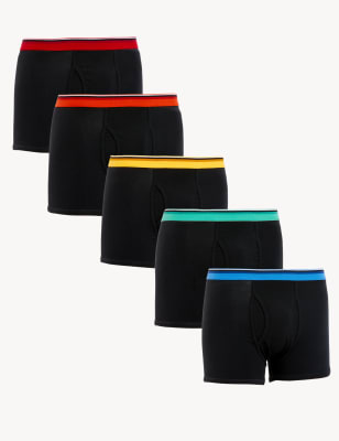 5pk Cotton Stretch Cool & Fresh™ Trunks