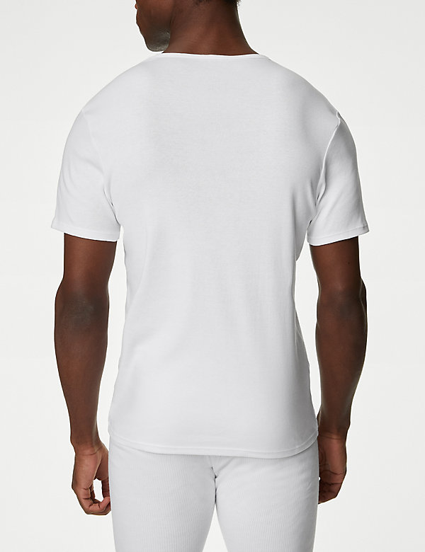 3pk Pure Cotton T-Shirt Vests - AT