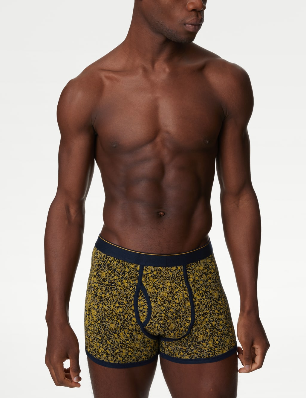 5pk Cotton Rich Cool & Fresh™ Floral Trunks image 2