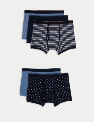 5pk Cotton Rich Cool & Fresh™ Trunks