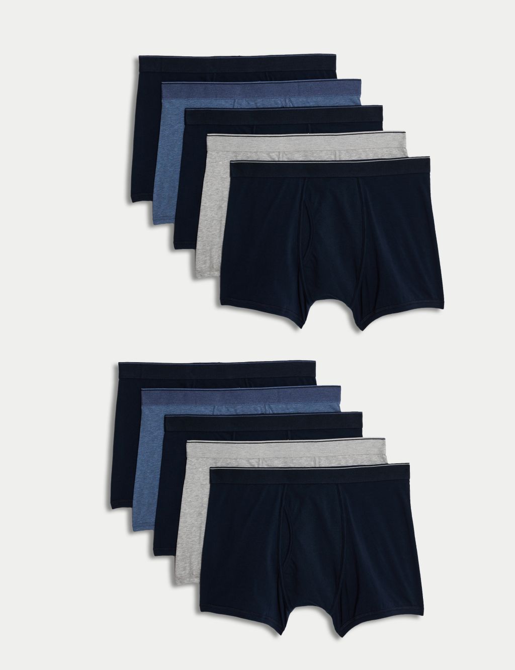 Vanever 3PK Men's Woven Boxers, 100% Cotton Boxer Shorts for Men,  Boxershorts with Button Fly, Underwear, Navy Assorted, XX-Large :  : Fashion