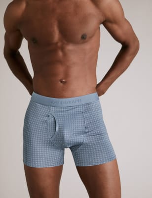  Lot de 3 boxers Microskin à pois - Blue Mix