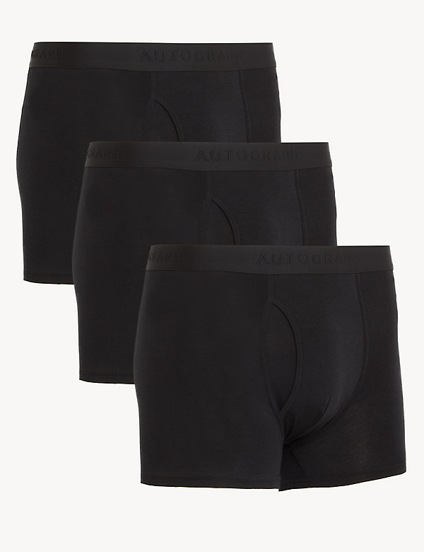 3er-Pack Shorts aus Supima®-Baumwollgemisch - AT