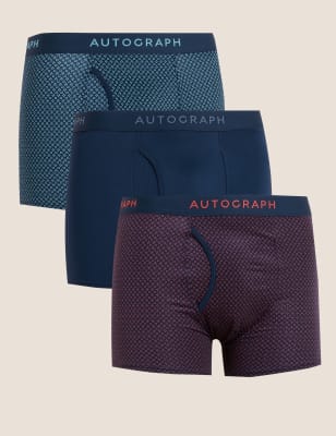 

Autograph Pack de 3 bóxers slip de diseño geométricoMens - Navy Mix, Navy Mix