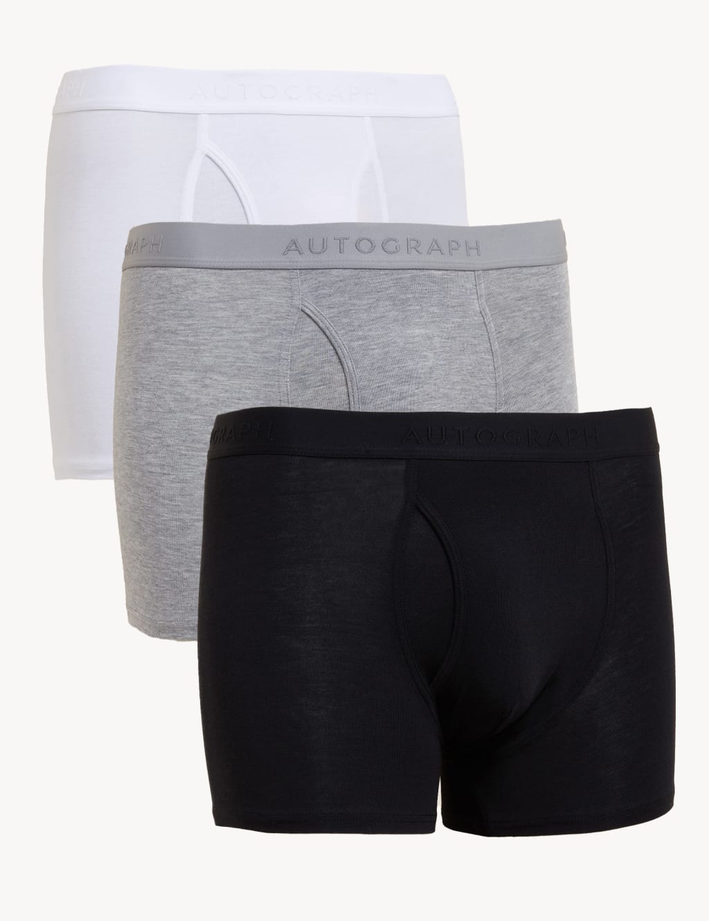 3pk Supima® Cotton Blend Blend Trunks image 1
