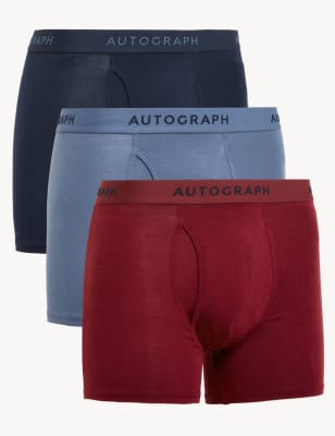 3pk Supima® Cotton Blend Trunks