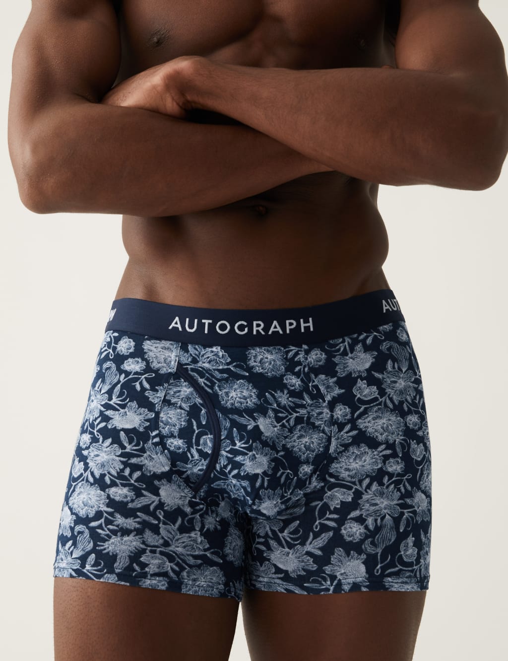 3pk Premium Cotton Assorted Trunks image 2