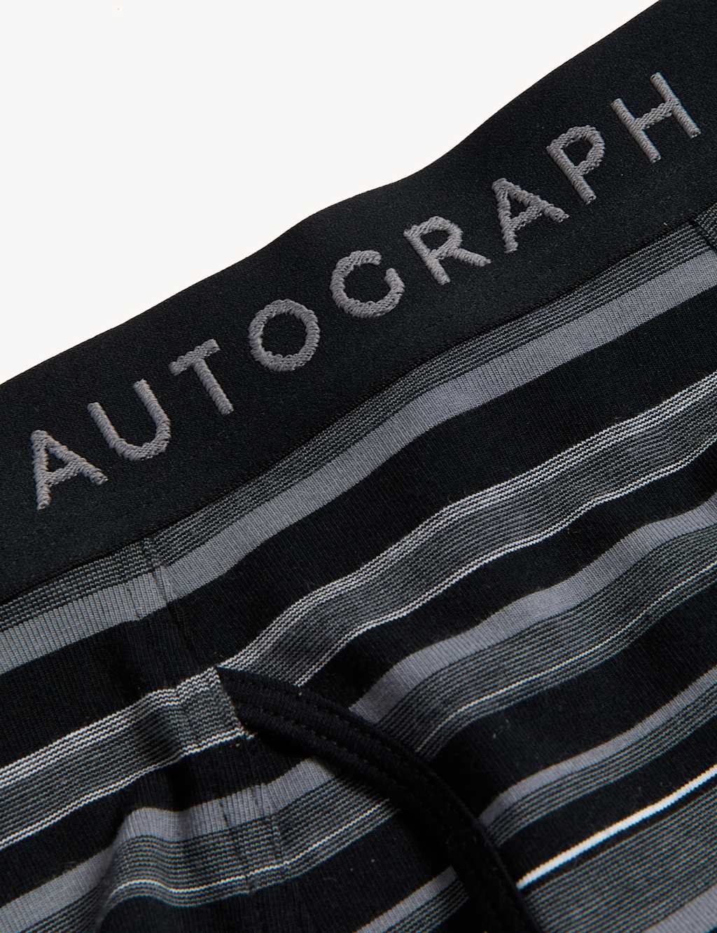 3pk Supima® Cotton Blend Striped Trunks image 4