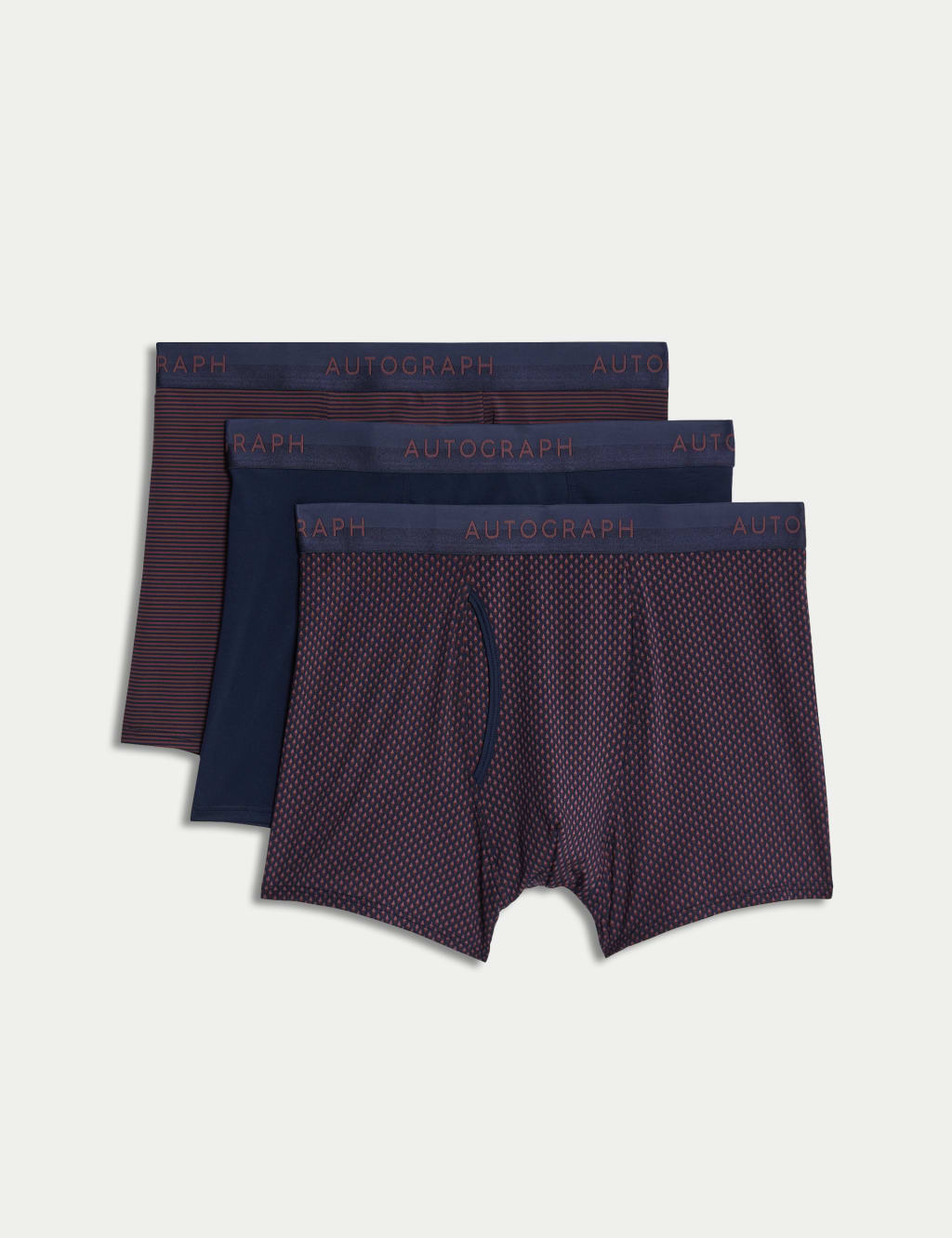 3pk Microskin Geometric Trunks image 1