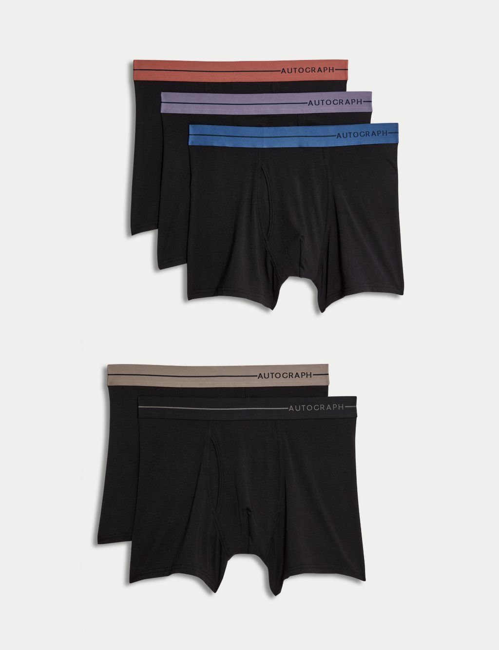 Men's 3D U-Convex Front Opening Soft Super Breathable Underpants Casual  Sports Boyshorts Mid-Rise Solid Modal Boxer Briefs Plus Size L-5XL 