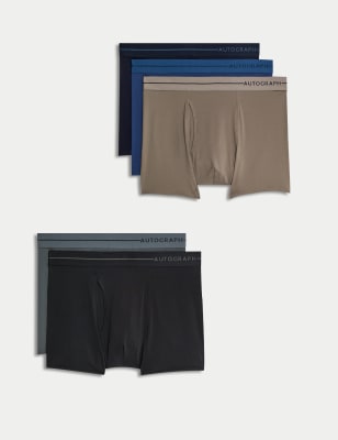 Autograph Men's 5pk Microskin Trunks - Multi, Multi