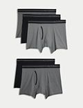 Set van 5 boxershorts van microskinstof met monogram