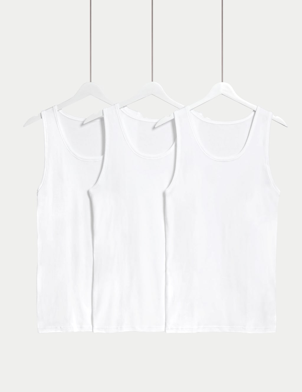 NEW MEN PLAIN WHITE VEST MENS 100% COTTON TANK TOP S-XXL UK LOT