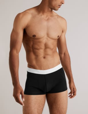  Lot de 3 boxers taille basse en coton de première qualité - Black Mix