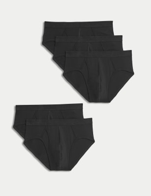 5pk Cotton Lycra® Full Briefs, M&S Collection