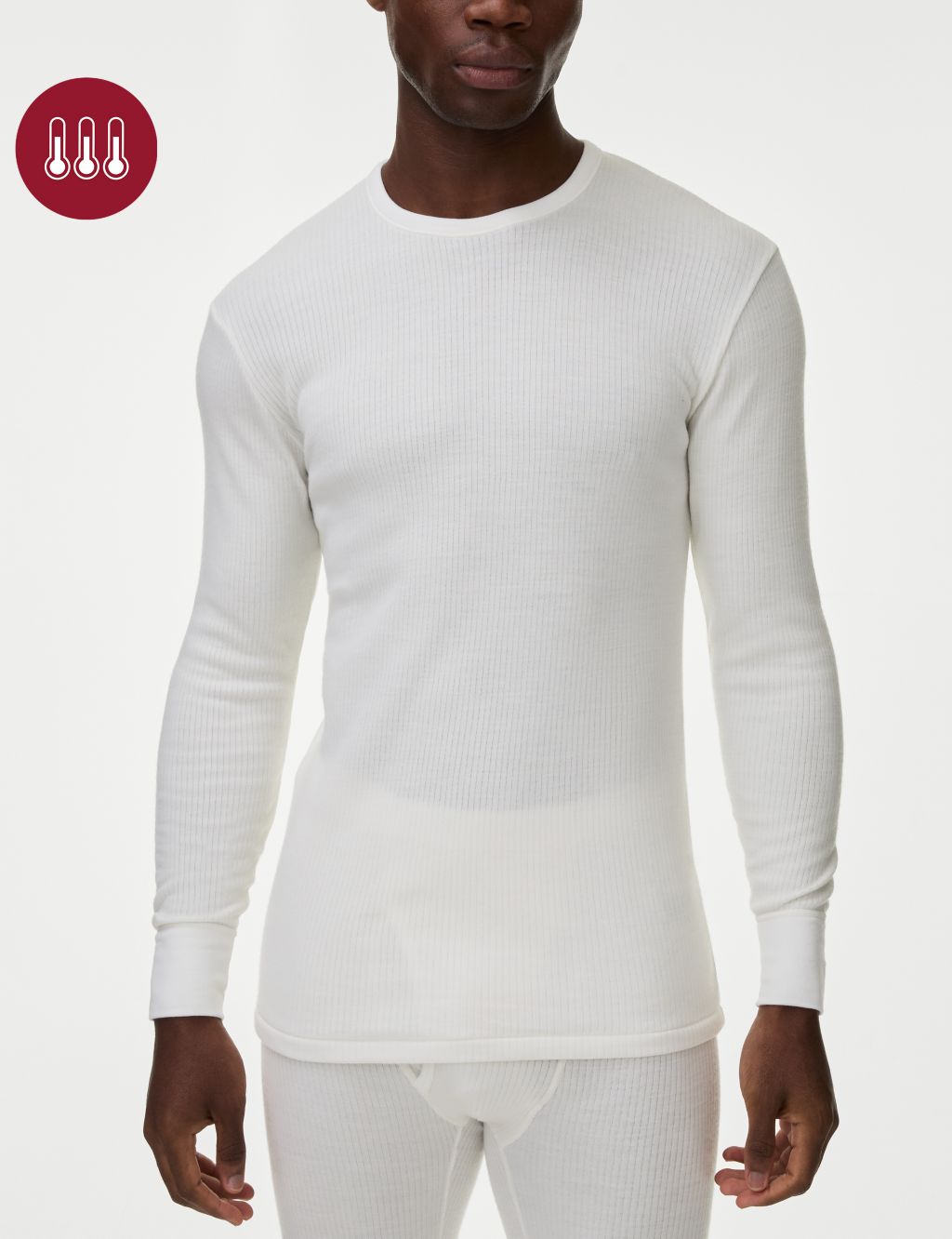 Buy White Long Sleeve Thermal T-Shirt Online in UAE from Matalan