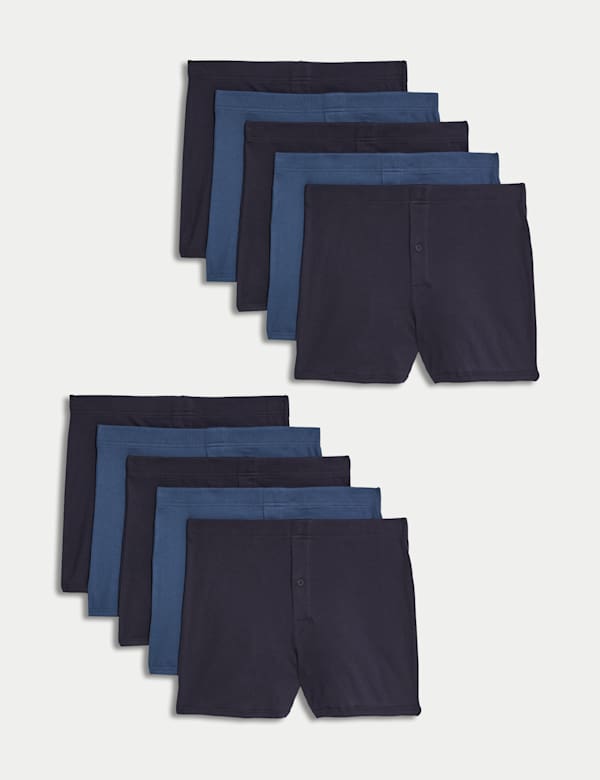 10 Pack Cotton Trunks