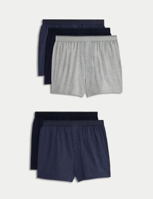 5pk Pure  Cotton Cool & Fresh™ Jersey Boxers