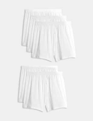 5pk Pure  Cotton Cool & Fresh™ Jersey Boxers